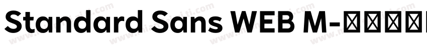 Standard Sans WEB M字体转换